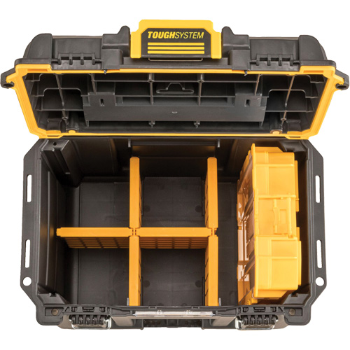 ToughSystem&reg; 2.0 Deep Compact Toolbox, 10" x 15-7/20" x 13-4/5", Black/Yellow Equipex