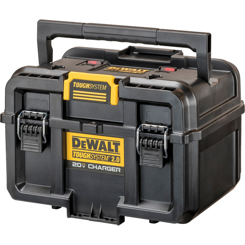 Chargeur 20V &agrave; deux ports ToughSystem 2.0, 14" x 15" x 9", Noir/Jaune Equipex