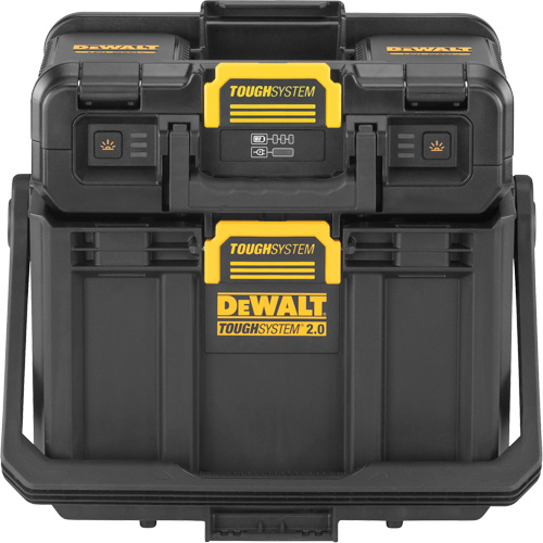 Baladeuse ajustable ToughSystem 2.0 avec rangement, 16" x 11" x 14", Noir/Jaune Equipex