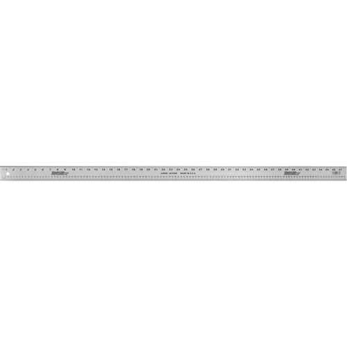 Bordure pouce/m&eacute;trique droite en aluminium, 48" lo, 2" la Equipex