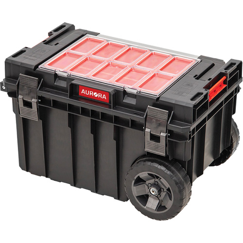Coffre &agrave; outils roulant Arx, 23-4/5" x 16" x 15-3/5", Noir Equipex