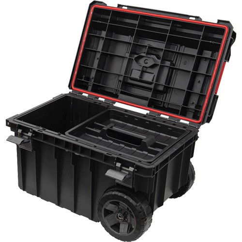 Coffre &agrave; outils roulant Arx, 23-4/5" x 16" x 15-3/5", Noir Equipex