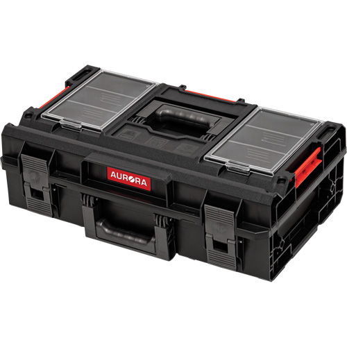 Arx Small Toolbox, 23" x 15" x 7-1/2", Black Equipex