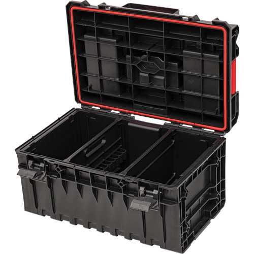 Arx&reg; Medium Toolbox, 23" x 15-1/5" x 12-3/5", Black Equipex