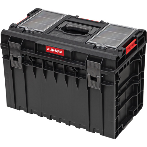 Arx Large Toolbox, 23" x 15-1/5" x 16-1/2", Black Equipex