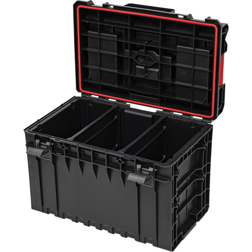 Arx Large Toolbox, 23" x 15-1/5" x 16-1/2", Black Equipex