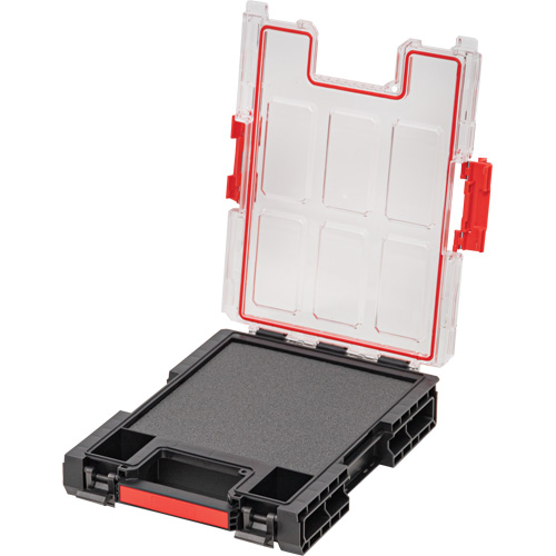 Organisateur moyen avec cloisons en mousse &agrave; plusieurs couches Arx, 10-3/10" x 14-3/10" x 3", Noir Equipex
