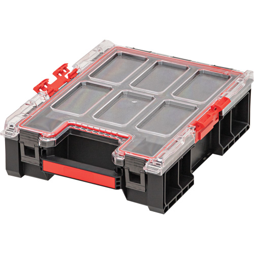 Arx Medium Tall Organizer with Multilayer Foam Inserts, 10-2/5" x 14-3/10" x 4-1/5", Black Equipex