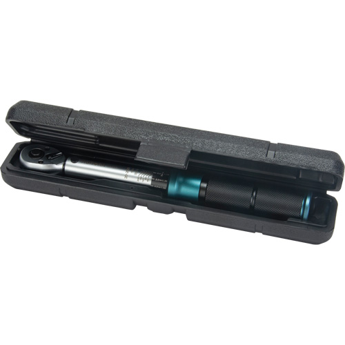 72-Tooth Torque Wrench, Click, 1/4" Square Drive, 20 - 200 in-lbs. Equipex