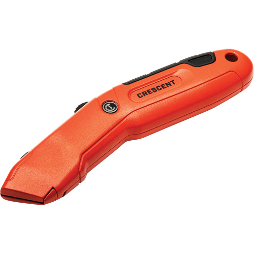 Couteau de s&eacute;curit&eacute; autor&eacute;tractable, 1", Acier, Prise en Aluminium Equipex