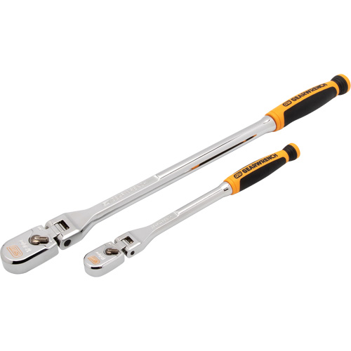 1/4" & 3/8" Drive 120XP Dual Material Flex Handle Teardrop Ratchet Set Equipex