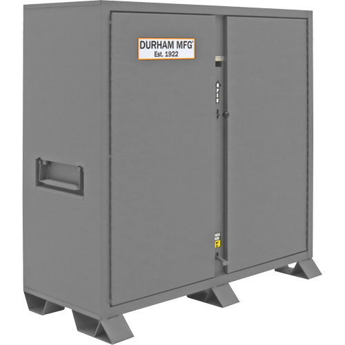 Jobsite Storage Cabinet, Steel, 47.5 Cubic Feet, Grey Equipex