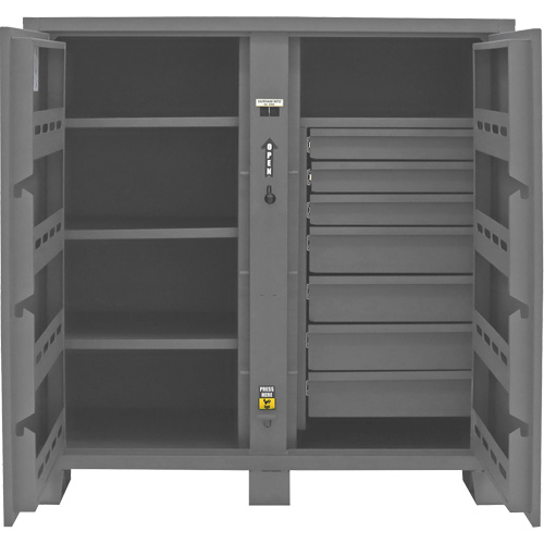 Armoire de rangement pour le chantier, Acier, 59 pi³, Gris Equipex