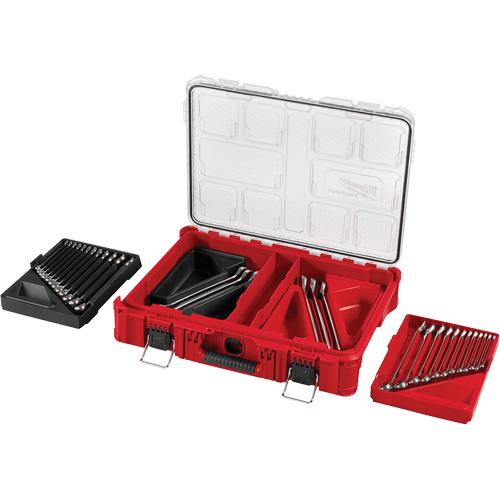 Wrench Set with PackOut Organizer, Combination, 30 Pieces, Imperial and Metric Equipex