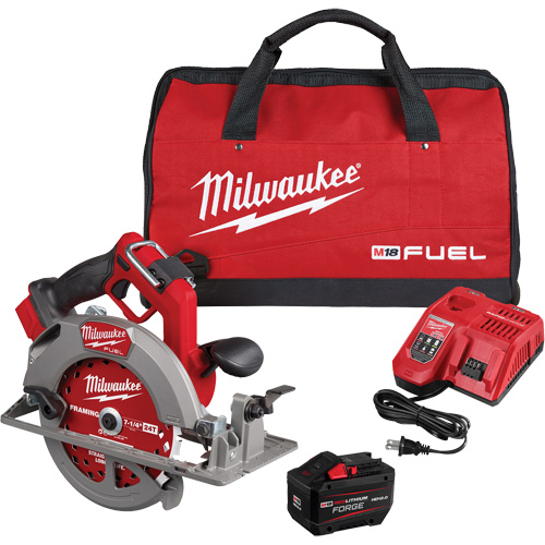 Fuel Circular Saw Kit, 7-1/4", 18 V Equipex