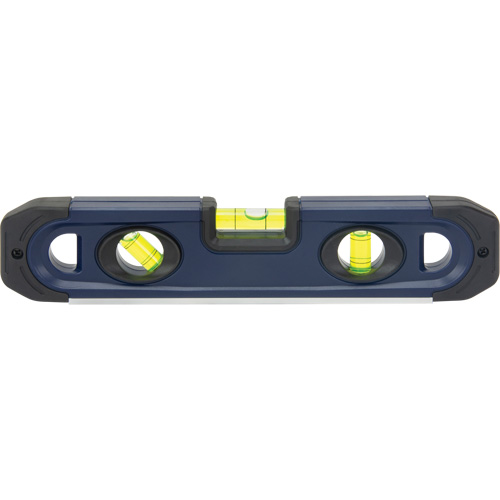 Torpedo Level, 9" L, 3 Vials, Magnetic Equipex