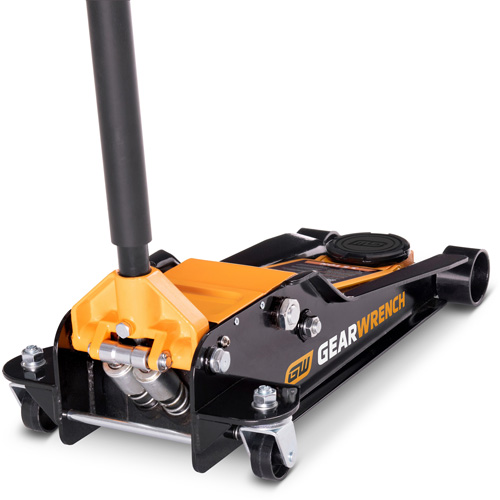Low Profile Floor Jack, 3.5 Ton(s) Capacity, 3-3/4" Lowered, 21-3/4" Raised, Manual Hydraulic Equipex