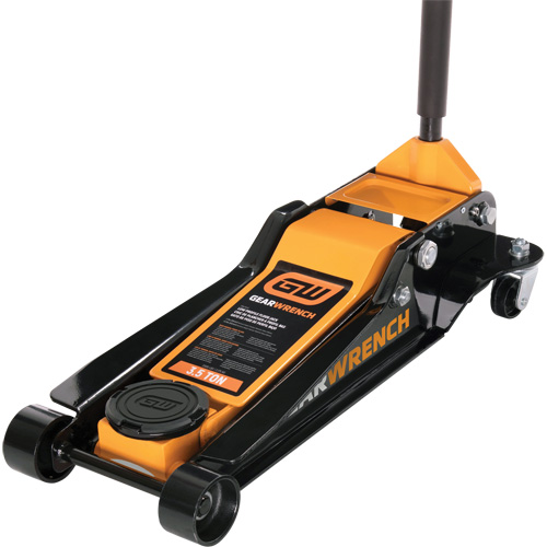 Low Profile Floor Jack, 3.5 Ton(s) Capacity, 3-3/4" Lowered, 21-3/4" Raised, Manual Hydraulic Equipex
