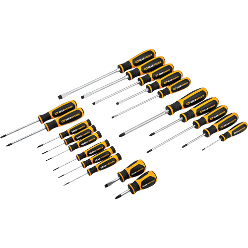 Phillips&reg;, Slotted, Torx&reg; Dual Material Screwdriver Set, 20 Pcs. Equipex