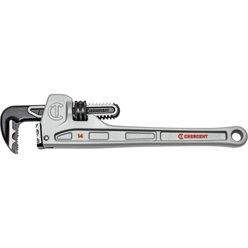 K9 Jaw Pipe Wrench, 2-3/8" Jaw Capacity, 14" Long, Powder Coated Finish, Non-Ergonomic Handle Equipex