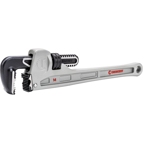 K9 Jaw Pipe Wrench, 2-3/8" Jaw Capacity, 14" Long, Powder Coated Finish, Non-Ergonomic Handle Equipex