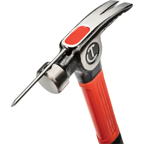 General Purpose Hammer, 16 oz., Fibreglass/Cushion Handle, 14" L Equipex