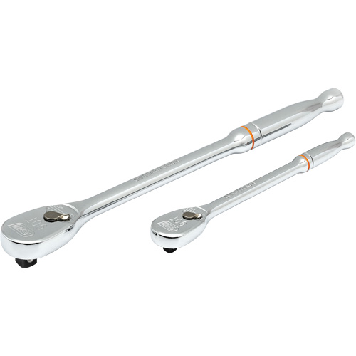 90-Tooth Long Handle Teardrop Ratchet Set Equipex