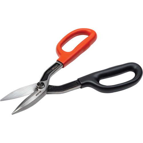 Cisaille de ferblantier droite, Longueur de coupe de 2", Coupe Droit Equipex