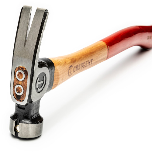 Milled-Face Framing Hammer, 22 oz., Wood Handle, 18" L Equipex
