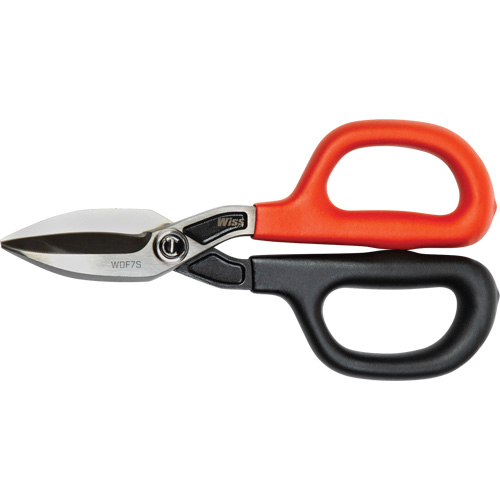Cisaille de ferblantier droite, Longueur de coupe de 1-31/50", Coupe Droit Equipex