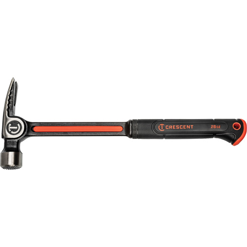 Marteau de charpente &agrave; face meul&eacute;e, 28 oz, Prise en Acier plein, 16" lo Equipex