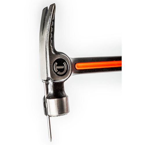 Marteau de charpente &agrave; face meul&eacute;e, 28 oz, Prise en Acier plein, 16" lo Equipex