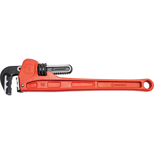 Cl&eacute; &agrave; tuyau &agrave; m&acirc;choires K9, Cap des m&acirc;choires 2-7/8", Longueur 18", Fini Rev&ecirc;tement en poudre, Prise Ergonomique Equipex