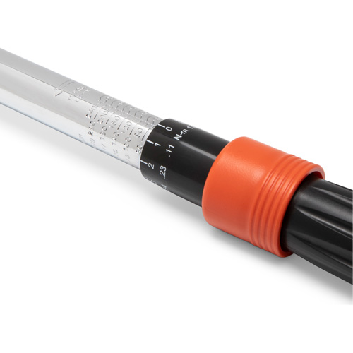 Micrometer Torque Wrench, Dial, 3/8" Square Drive, 50 - 250 in-lbs. Equipex