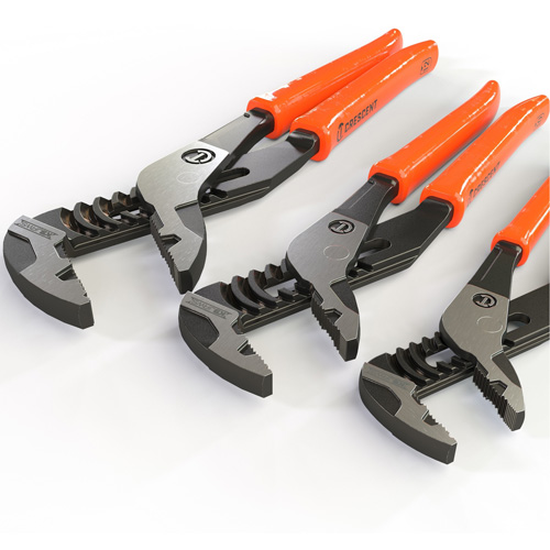 Z2 K9 Straight Jaw Dipped Handle Tongue & Groove Plier Set, 3 Pieces Equipex