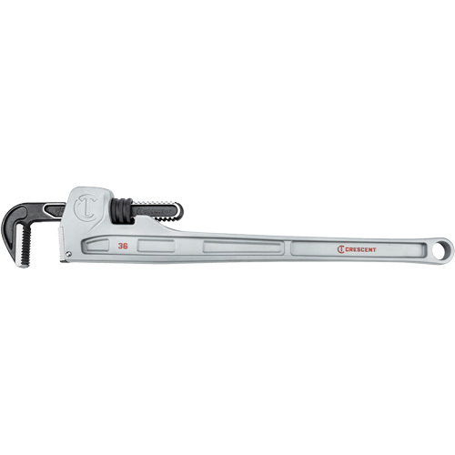 Cl&eacute; &agrave; tuyaux, Cap des m&acirc;choires 5", Longueur 36", Fini Rev&ecirc;tement en poudre, Prise Non-ergonomique Equipex