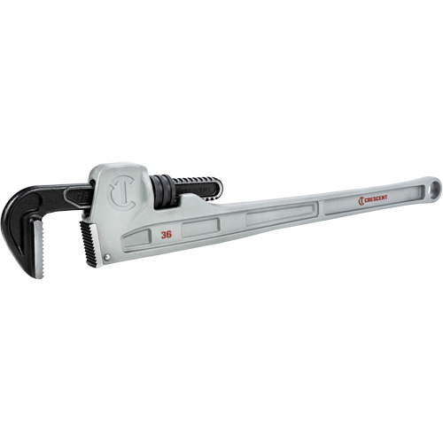 Cl&eacute; &agrave; tuyaux, Cap des m&acirc;choires 5", Longueur 36", Fini Rev&ecirc;tement en poudre, Prise Non-ergonomique Equipex
