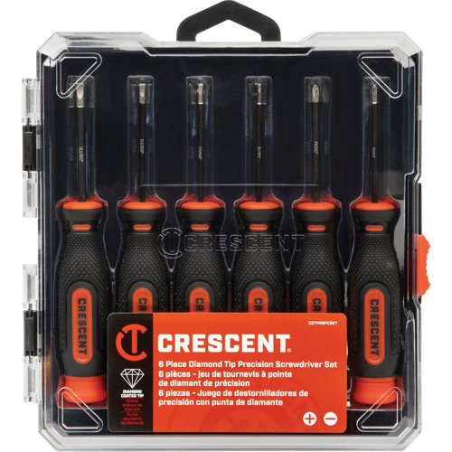 Diamond Tip Precision Screwdriver Set, 6 Equipex