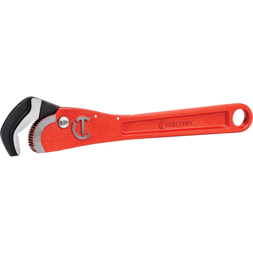 Cl&eacute; pour tuyau acier auto-ajustable, Cap des m&acirc;choires 1-1/2", Longueur 12", Fini Rev&ecirc;tement en poudre, Prise Non-ergonomique Equipex