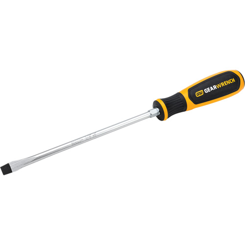 Tournevis &agrave; fente &agrave; double mat&eacute;riaux, 3/8", 13-1/10" lo, Prise Plastique Equipex
