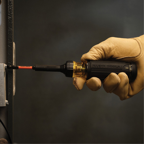 15-in-1 Ratcheting Impact-Rated Multi-Bit Torsion Zone Screwdriver, 9-1/2" L, Cushion Grip Handle Equipex