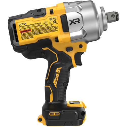 Cl&eacute; &agrave; chocs 3/4" &agrave; couple &eacute;lev&eacute; sans balai sans fil 20V MAX* XR avec enclume &agrave; anneau ouvert, 20 V, Mandrin 3/4" Equipex