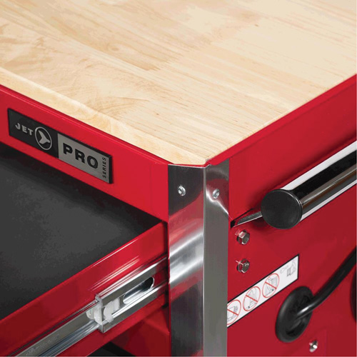 PRC4211 Pro Series Roller Cabinet, 11 Drawers, 42" W x 18" D x Red Equipex
