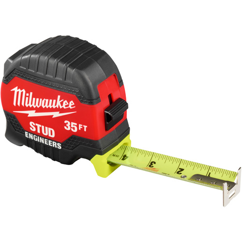 Stud Tape Measure, 1-5/16" x 35' Equipex