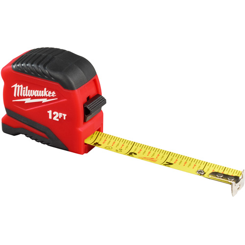 Ruban &agrave; mesurer compact, 13/16" x 12' Equipex