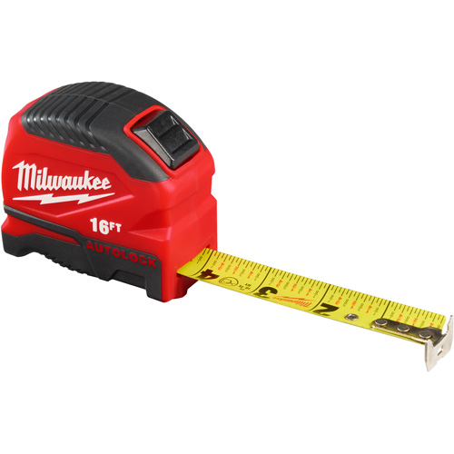 Ruban &agrave; mesurer Auto-Lock, 1" x 16' Equipex
