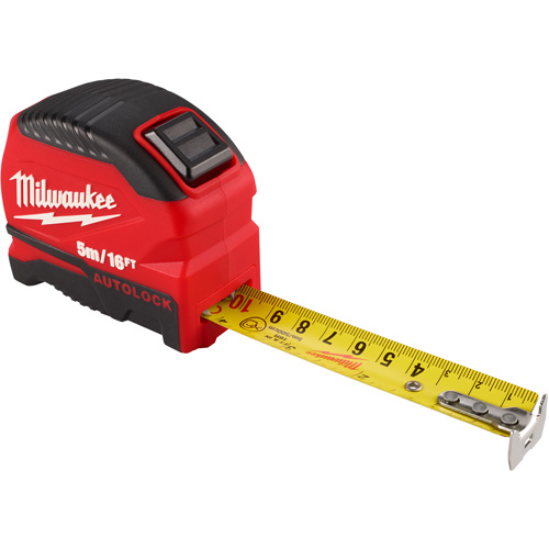 Ruban &agrave; mesurer Auto-Lock, 1" x 16' Equipex