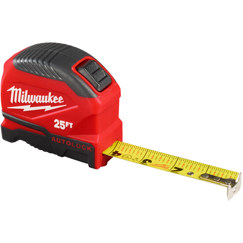 Ruban &agrave; mesurer Auto-Lock, 1" x 25' Equipex