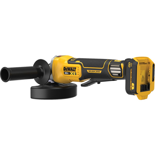 Meuleuse &agrave; vitesse variable sans balai et sans fil avec interrupteur &agrave; palette MAX* XR (outil seulement), Roue de 4-1/2" - 5", 20 V Equipex