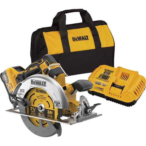 Trousse de scie circulaire sans balai sans fil MAX* XR avec XR POWERPACK, 7-1/4", 20 V Equipex